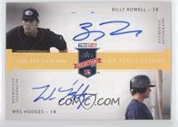 Billy Rowell, Wes Hodges #/25