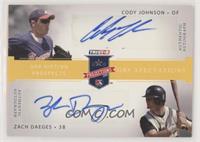Cody Johnson, Zach Daeges #/25