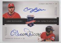 Corey Brown, German Duran #/50