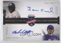 Jose Ceda, Josh Vitters #/50