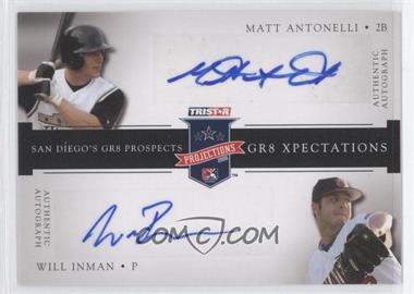 2008 TRISTAR PROjections - GR8 Xpectations Autographs Dual #_MAWI - Matt Antonelli, Will Inman /50