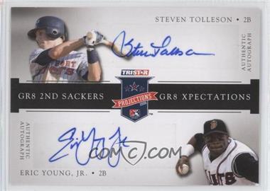 2008 TRISTAR PROjections - GR8 Xpectations Autographs Dual #_STEY - Steven Tolleson, Eric Young Jr. /50