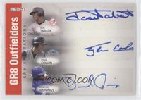 Jose Tabata, Tyler Colvin, Desmond Jennings #/1