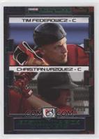 Tim Federowicz, Christian Vazquez #/50