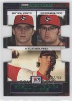 Bryan Price, Stephen Fife, Kyle Weiland #/50