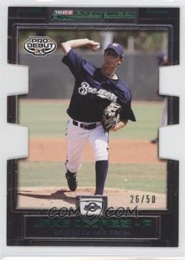 2008 TRISTAR Prospects Plus - [Base] - PROminent Green Die-Cut #36 - Jake Odorizzi /50