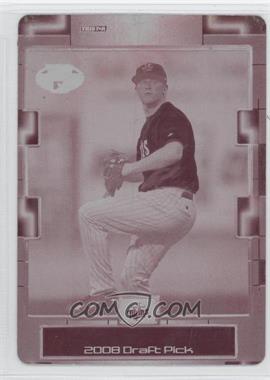 2008 TRISTAR Prospects Plus - [Base] - Printing Plate Magenta #035 - Shooter Hunt /1
