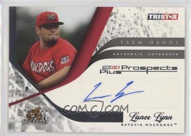 2008 TRISTAR Prospects Plus - Farm Hands Authentic Autograph #FH-LL - Lance Lynn