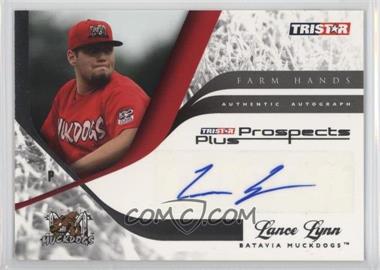 2008 TRISTAR Prospects Plus - Farm Hands Authentic Autograph #FH-LL - Lance Lynn