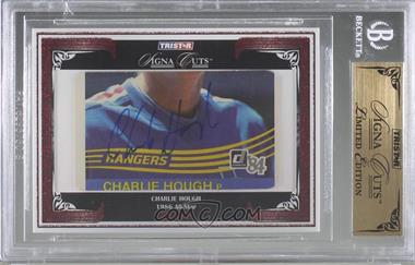2008 TRISTAR Signa Cuts Cut Autographs - [Base] - Red #_CHHO - Charlie Hough /25 [BGS Encased]