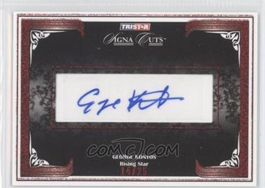 2008 TRISTAR Signa Cuts Cut Autographs - [Base] - Red #_GEKO - George Kontos /25