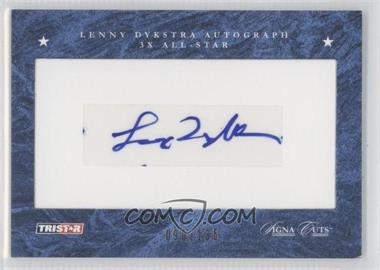 2008 TRISTAR Signa Cuts Cut Autographs - Hidden Treasures - Blue #_LEDY - Lenny Dykstra /135