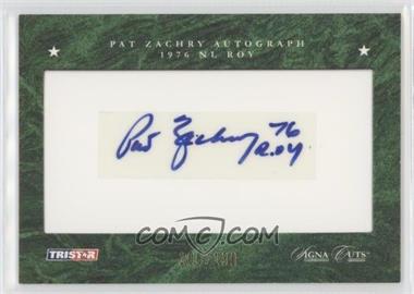 2008 TRISTAR Signa Cuts Cut Autographs - Hidden Treasures - Green #_PAZA - Pat Zachry /130