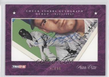 2008 TRISTAR Signa Cuts Cut Autographs - Hidden Treasures - Purple #_CHST - Chuck Stobbs /14