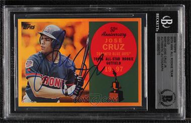 2008 Topps - All Rookie Team 50th Anniversary - Gold #AR108 - Jose Cruz Jr. /99 [BAS BGS Authentic]