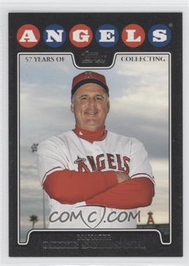 2008 Topps - [Base] - Black #423 - Mike Scioscia /57