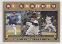 League Leaders - Joe Borowski, Bobby Jenks, J.J. Putz #/2,008