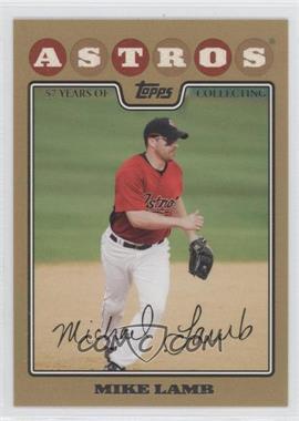 2008 Topps - [Base] - Gold Border #202 - Mike Lamb /2008