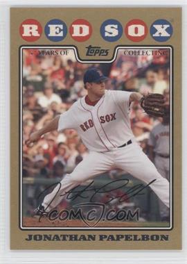 2008 Topps - [Base] - Gold Border #250 - Jonathan Papelbon /2008