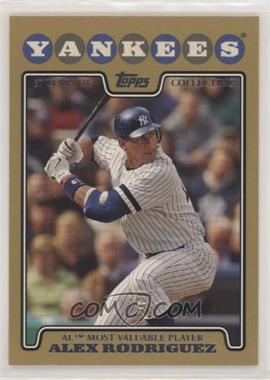 2008 Topps - [Base] - Gold Border #256 - Alex Rodriguez /2008