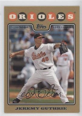 2008 Topps - [Base] - Gold Border #311 - Jeremy Guthrie /2008