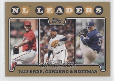 2008 Topps - [Base] - Gold Border #323 - League Leaders - Jose Valverde, Francisco Cordero, Trevor Hoffman /2008