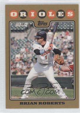 2008 Topps - [Base] - Gold Border #355 - Brian Roberts /2008