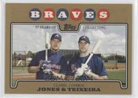 Classic Combos - Chipper Jones, Mark Teixeira #/2,008