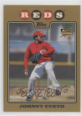 2008 Topps - [Base] - Gold Border #476 - Johnny Cueto /2008