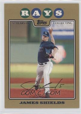 2008 Topps - [Base] - Gold Border #495 - James Shields /2008