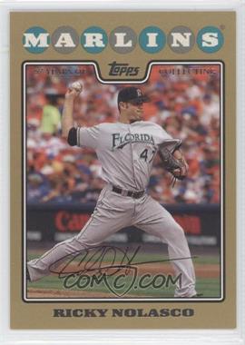 2008 Topps - [Base] - Gold Border #578 - Ricky Nolasco /2008