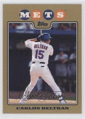 2008 Topps - [Base] - Gold Border #610 - Carlos Beltran /2008