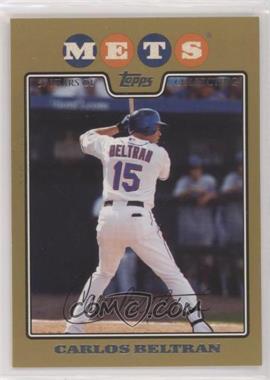 2008 Topps - [Base] - Gold Border #610 - Carlos Beltran /2008