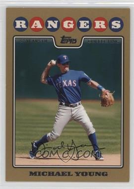 2008 Topps - [Base] - Gold Border #635 - Michael Young /2008
