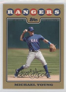 2008 Topps - [Base] - Gold Border #635 - Michael Young /2008