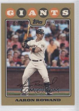 2008 Topps - [Base] - Gold Border #655 - Aaron Rowand /2008