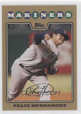 2008 Topps - [Base] - Gold Border #75 - Felix Hernandez /2008