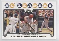 League Leaders - Prince Fielder, Ryan Howard, Adam Dunn