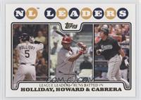 League Leaders - Matt Holliday, Ryan Howard, Miguel Cabrera