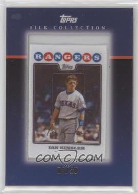 2008 Topps - [Base] - Silk Framed #_IAKI - Ian Kinsler /50