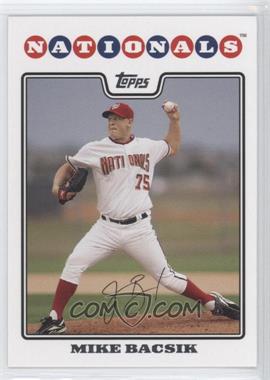 2008 Topps - [Base] #133 - Mike Bacsik