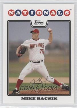 2008 Topps - [Base] #133 - Mike Bacsik