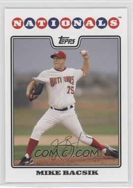 2008 Topps - [Base] #133 - Mike Bacsik