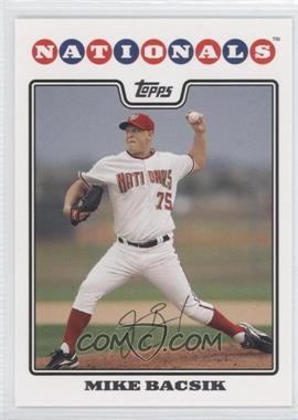 2008 Topps - [Base] #133 - Mike Bacsik