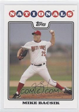 2008 Topps - [Base] #133 - Mike Bacsik