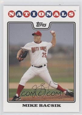 2008 Topps - [Base] #133 - Mike Bacsik