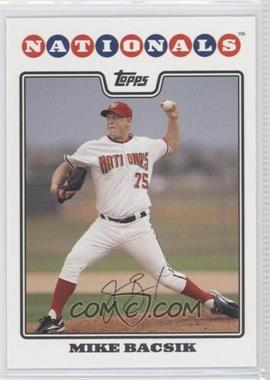 2008 Topps - [Base] #133 - Mike Bacsik