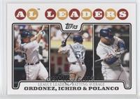 League Leaders - Magglio Ordonez, Ichiro, Placido Polanco