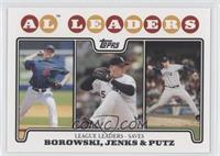 League Leaders - Joe Borowski, Bobby Jenks, J.J. Putz