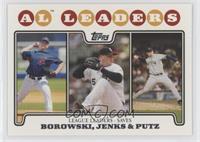 League Leaders - Joe Borowski, Bobby Jenks, J.J. Putz